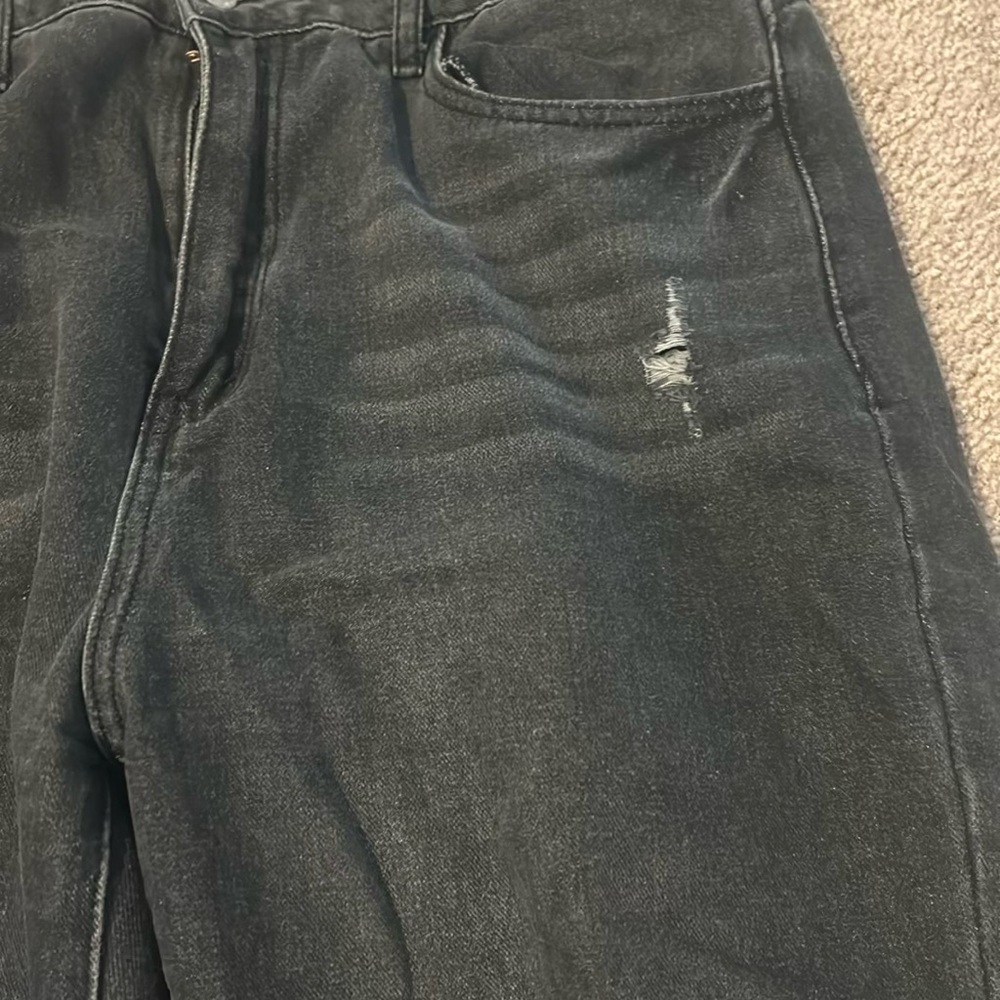 Shein L Tall Black/gray Mom Jeans - Picture 4 of 8